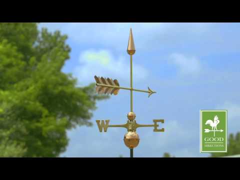 Good Directions 611SP Arrow Weathervane - Polished Copper