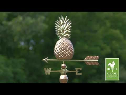 Good Directions 9635P Pineapple Weathervane - Polished Copper