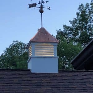 Jon & Juliette Denny. 36 craftsmanship cupola weathervane