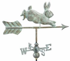 809v1r rabbit cottage weathervane blue verde copper