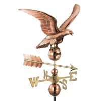 955P smithsonian eagle weathervane polished copper