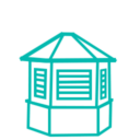 hexagon cupolas for sale