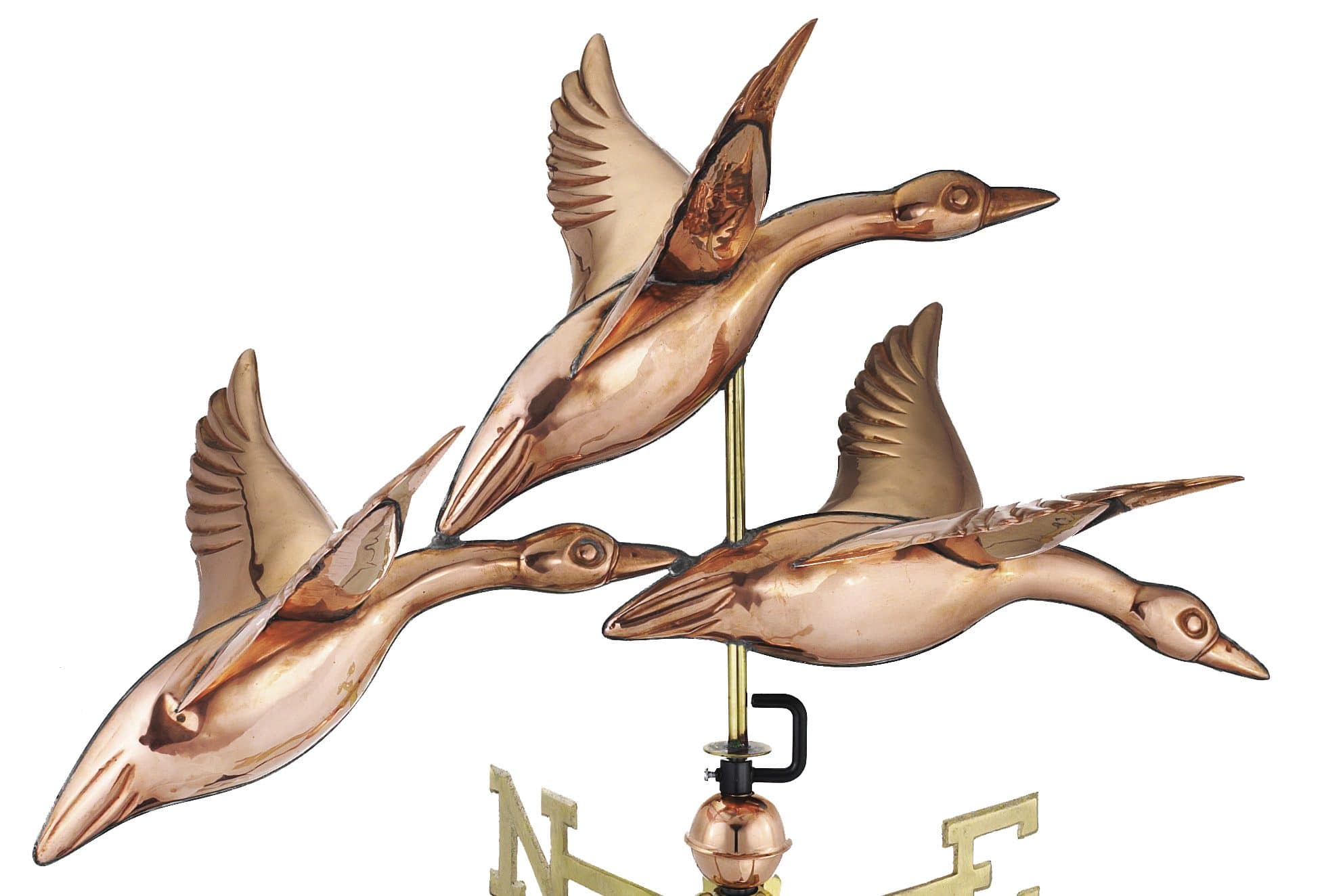Three Geese In Flight animal weathervanes