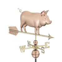 9550p country pig weathervane – pure copper
