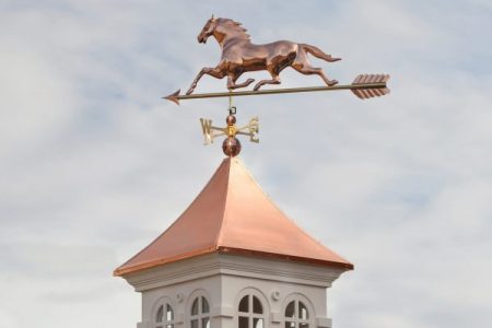 how to install a weathervane on a cupola