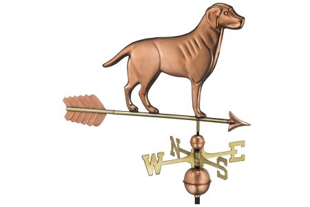 labrador copper weathervane