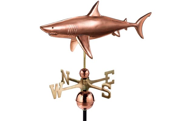 shark copper weathervane