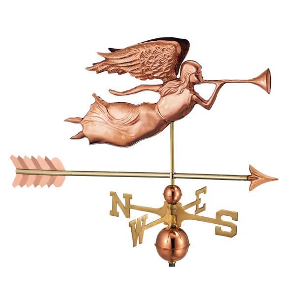 630pa angel with arrow weathervane pure copper