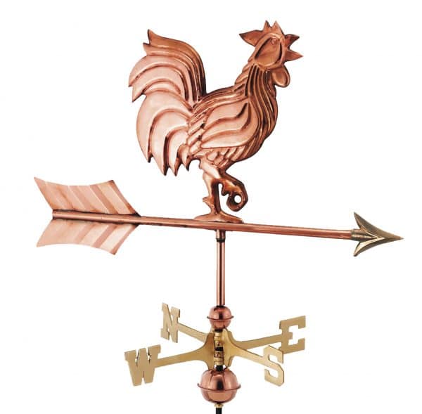 802pr rooster cottage weathervane pure copper