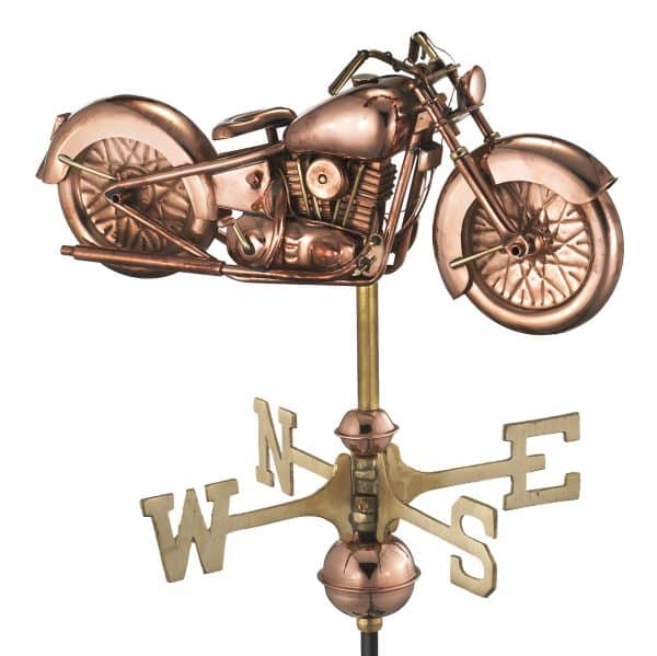 8846pr motorcycle cottage weathervane pure copper